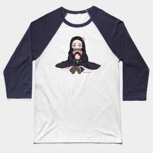 Baby Demon Girl Doll Baseball T-Shirt